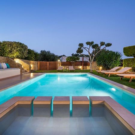 Villa Georgia Heated Pool & Jet-Tub Kolimvarion Bagian luar foto