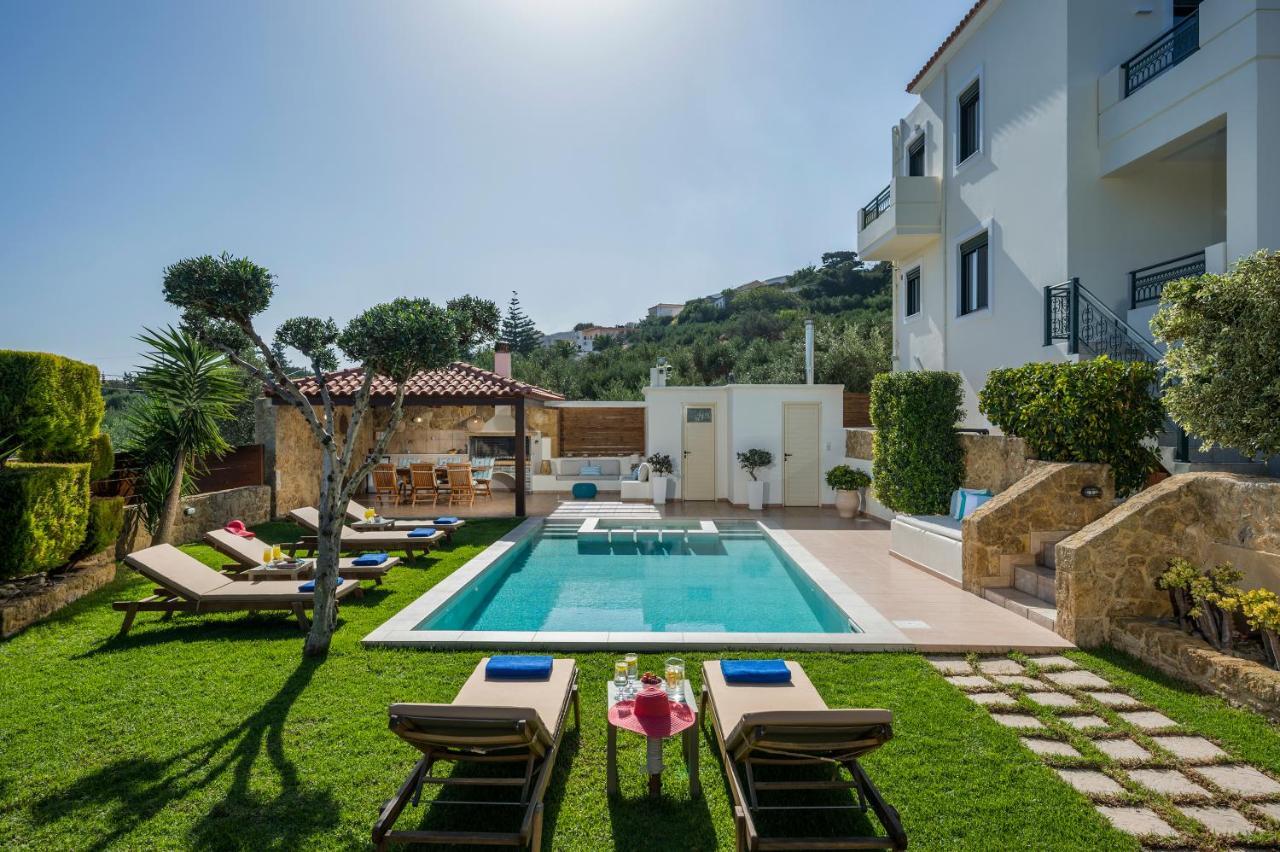Villa Georgia Heated Pool & Jet-Tub Kolimvarion Bagian luar foto