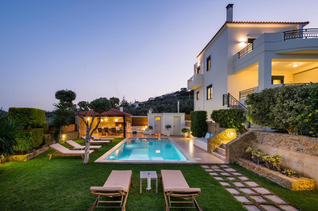 Villa Georgia Heated Pool & Jet-Tub Kolimvarion Bagian luar foto