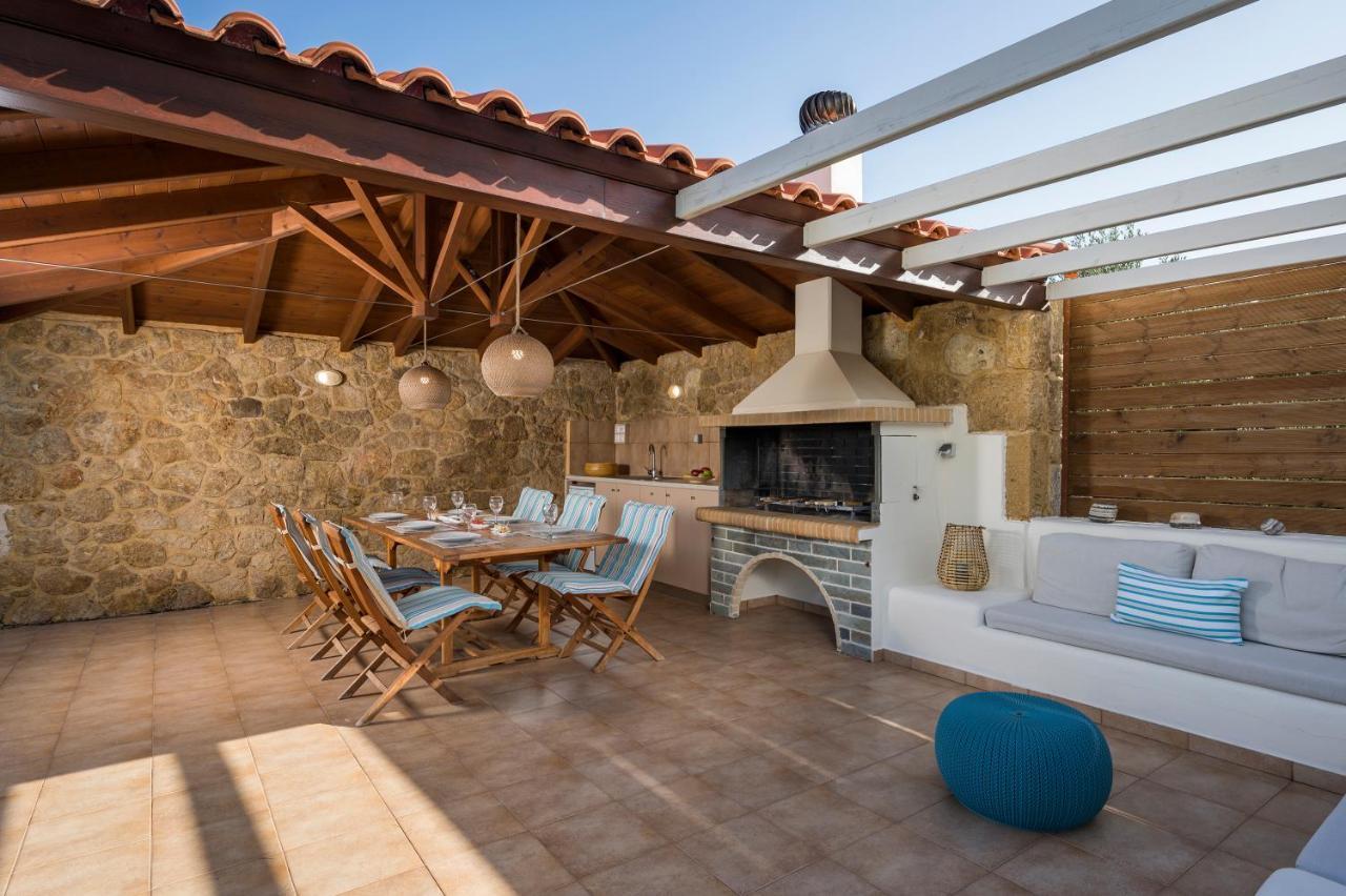 Villa Georgia Heated Pool & Jet-Tub Kolimvarion Bagian luar foto