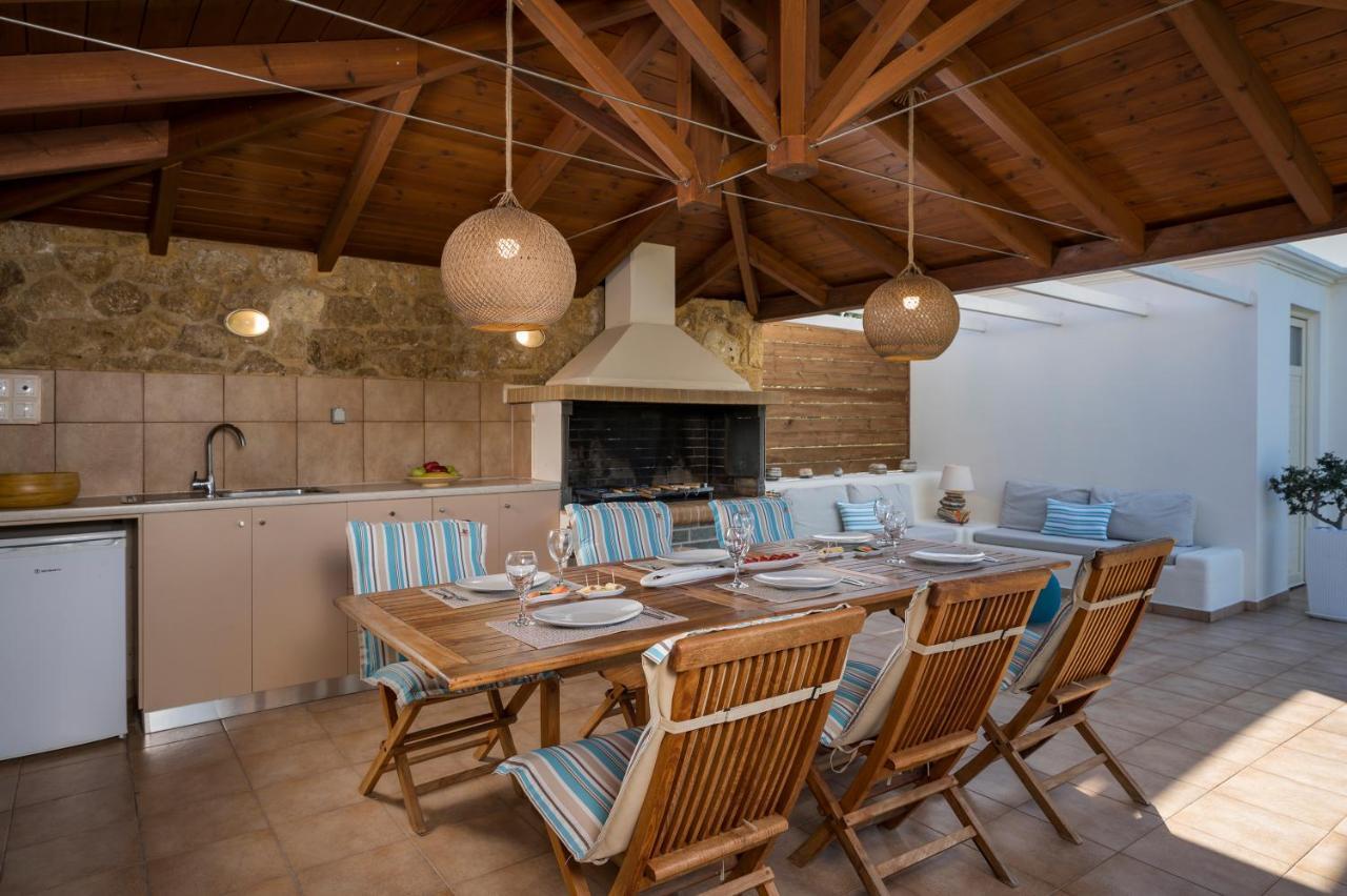 Villa Georgia Heated Pool & Jet-Tub Kolimvarion Bagian luar foto