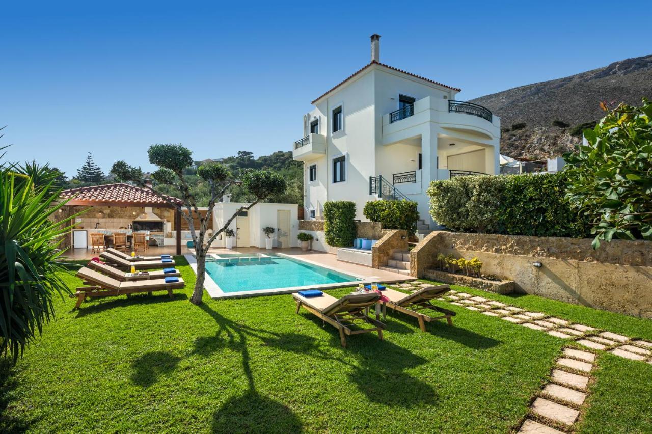 Villa Georgia Heated Pool & Jet-Tub Kolimvarion Bagian luar foto